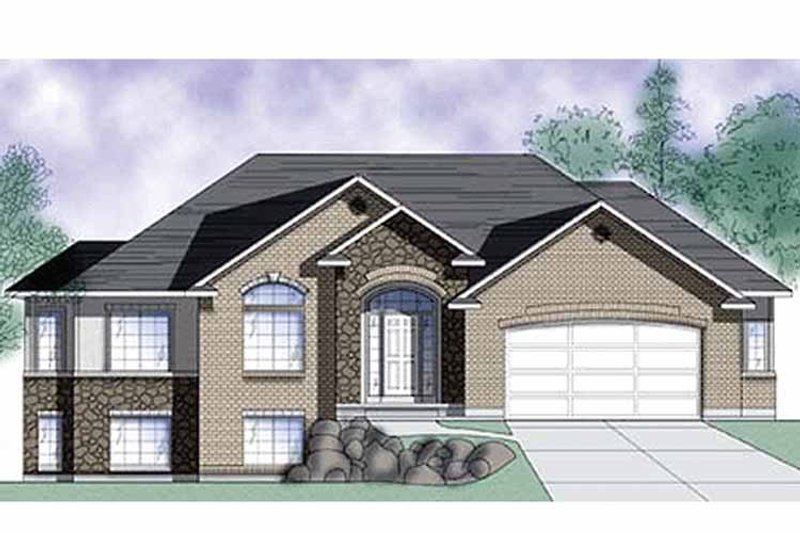 Home Plan - Exterior - Front Elevation 3 for Traditional House Plan #945-12 - 3 bed, 2.5 bath