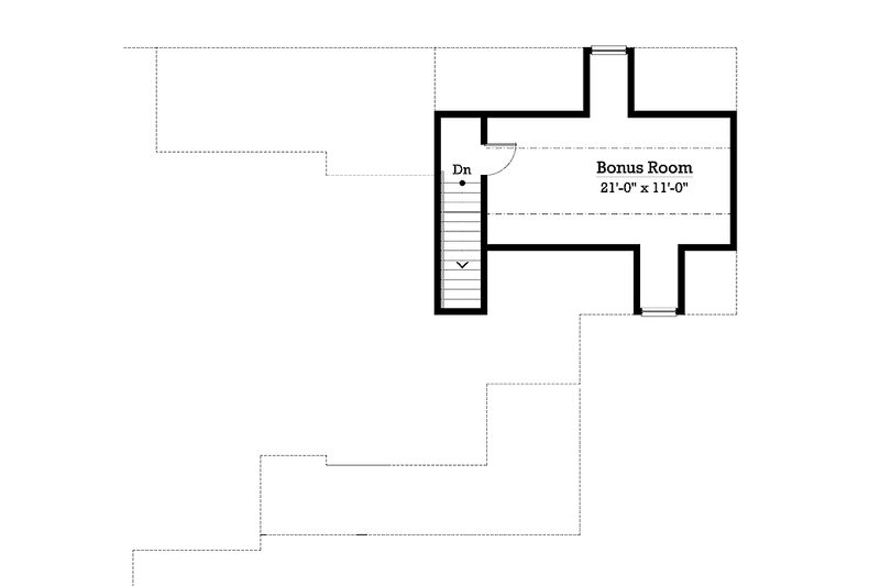 Home Plan - Floor Plan - Other Floor for Country House Plan #930-255 - 3 bed, 2 bath
