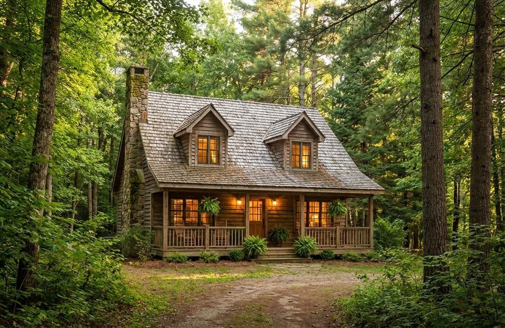 Exterior - Front Elevation 2 for Cottage House Plan #22-218 - 3 bed, 2.5 bath