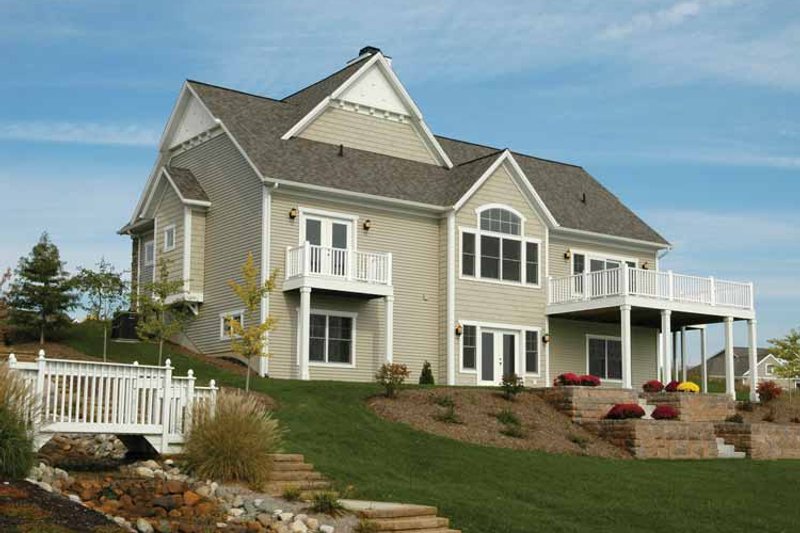 Home Plan - Exterior - Rear Elevation 3 for Craftsman House Plan #928-91 - 3 bed, 3.5 bath