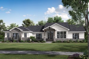 Farmhouse Style House Plan - 3 Beds 2.5 Baths 2574 Sq/Ft Plan #430-273 ...