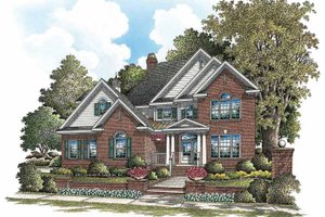 Traditional Exterior - Front Elevation Plan #929-840