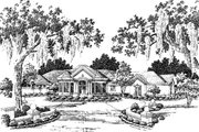 Mediterranean Style House Plan - 3 Beds 3.5 Baths 3398 Sq/Ft Plan #930-175 