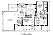 Country Style House Plan - 3 Beds 2 Baths 2041 Sq/Ft Plan #46-490 