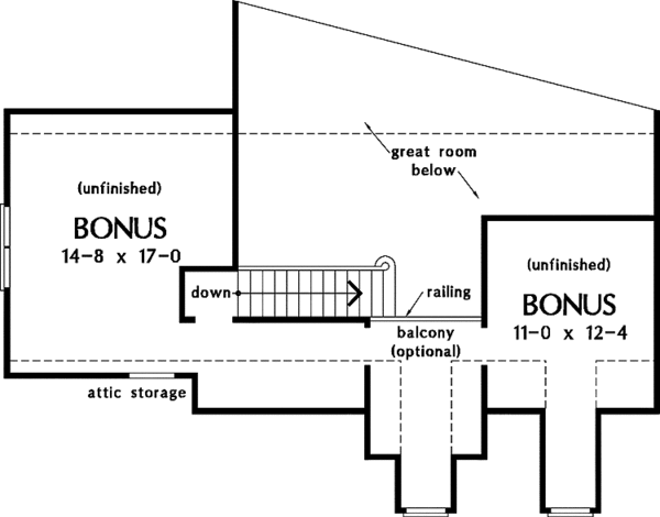 Home Plan - Country Floor Plan - Upper Floor Plan #929-235