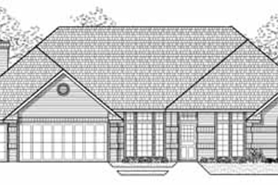 Exterior - Front Elevation for Traditional House Plan #65-159 - 4 bed, 3 bath
