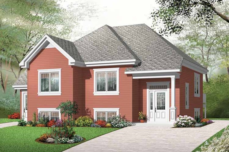 Home Plan - Traditional Exterior - Front Elevation Plan #23-2439