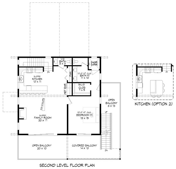 Architectural House Design - Contemporary Floor Plan - Main Floor Plan #932-1334