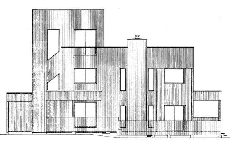 Dream House Plan - Exterior - Other Elevation for Contemporary House Plan #320-1018 - 3 bed, 2 bath