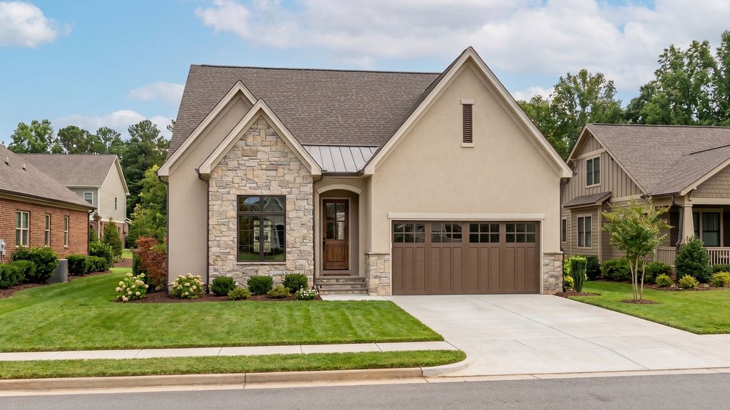Exterior - Front Elevation 2 for Cottage House Plan #455-783 - 3 bed, 3 bath