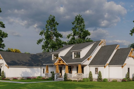 Exterior - Other Elevation for Craftsman House Plan #17-3407 - 4 bed, 3.5 bath