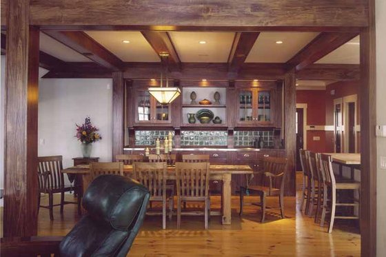 Interior - Dining Room for Bungalow House Plan #928-22 - 5 bed, 3.5 bath