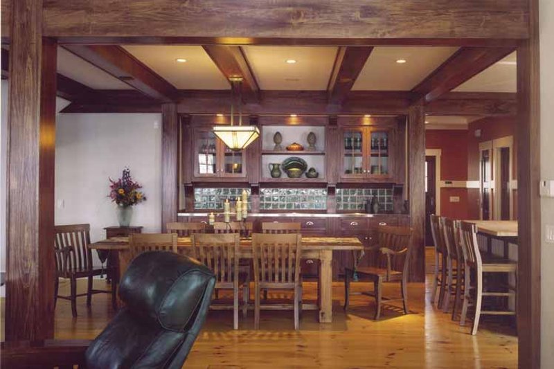 Home Plan - Interior - Dining Room for Bungalow House Plan #928-22 - 5 bed, 3.5 bath