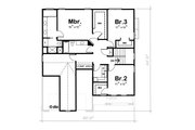 Craftsman Style House Plan - 3 Beds 3 Baths 2168 Sq/Ft Plan #20-1775 