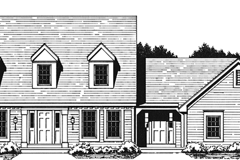 Home Plan - Colonial Exterior - Front Elevation Plan #1001-122