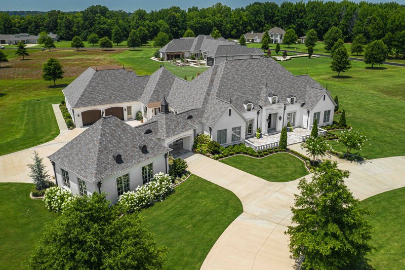 Dream House Plan - Exterior - Front Elevation 4 for European House Plan #923-74 - 5 bed, 5.5 bath