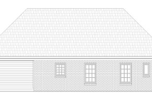 Exterior - Rear Elevation for Traditional House Plan #932-143 - 2 bed, 2 bath
