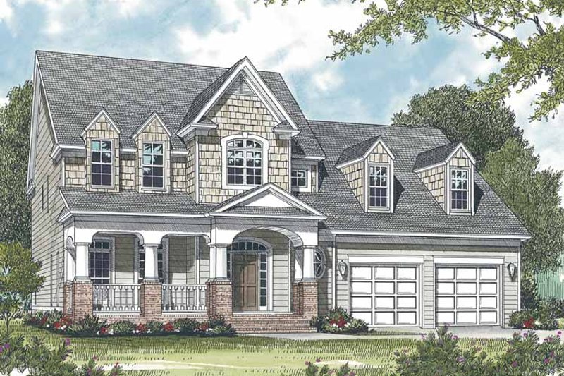 Dream House Plan - Country Exterior - Front Elevation Plan #453-530
