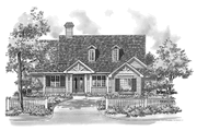 Country Style House Plan - 3 Beds 2 Baths 1822 Sq/Ft Plan #930-178 Exterior 