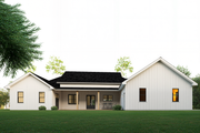 Farmhouse Style House Plan - 4 Beds 3.5 Baths 2390 Sq/Ft Plan #1112-19 Exterior 