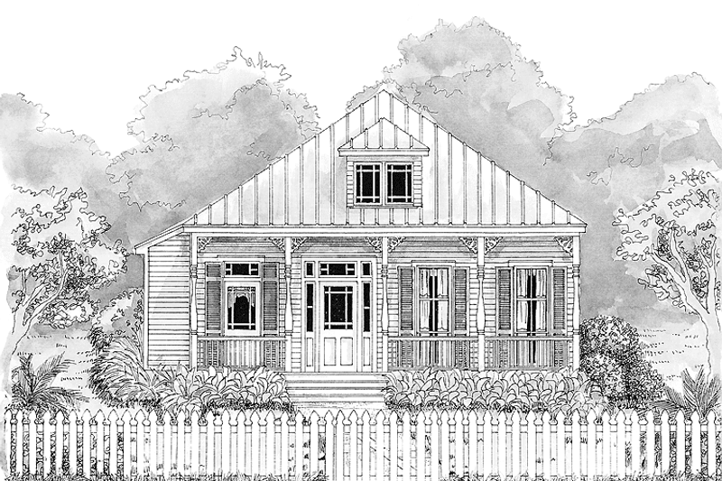 Home Plan - Country Exterior - Front Elevation Plan #301-154