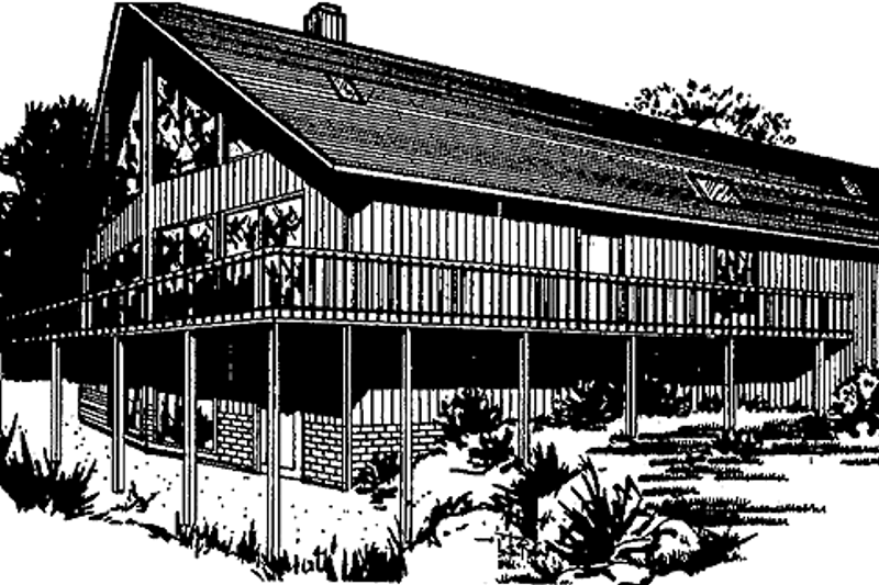 House Plan Design - Contemporary Exterior - Front Elevation Plan #60-922