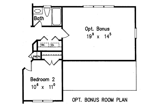 Floor Plan - Lower Floor for Country House Plan #927-755 - 3 bed, 2.5 bath