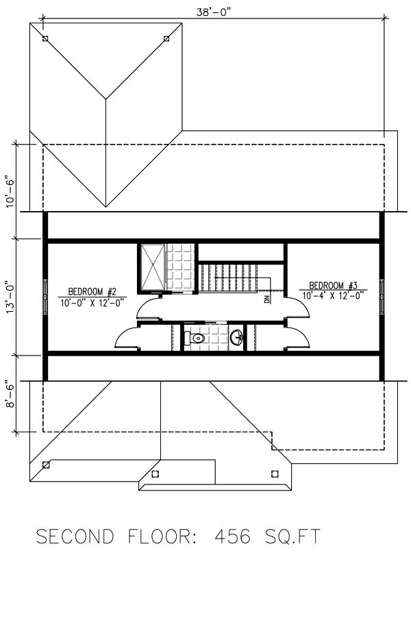 Craftsman Floor Plan - Upper Floor Plan #138-370