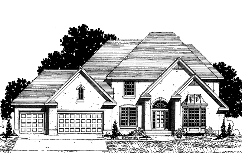 Architectural House Design - Traditional Exterior - Front Elevation Plan #320-869