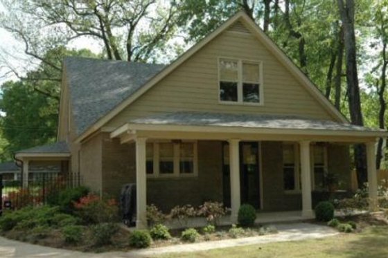 Exterior - Rear Elevation for European House Plan #424-171 - 3 bed, 1.5 bath
