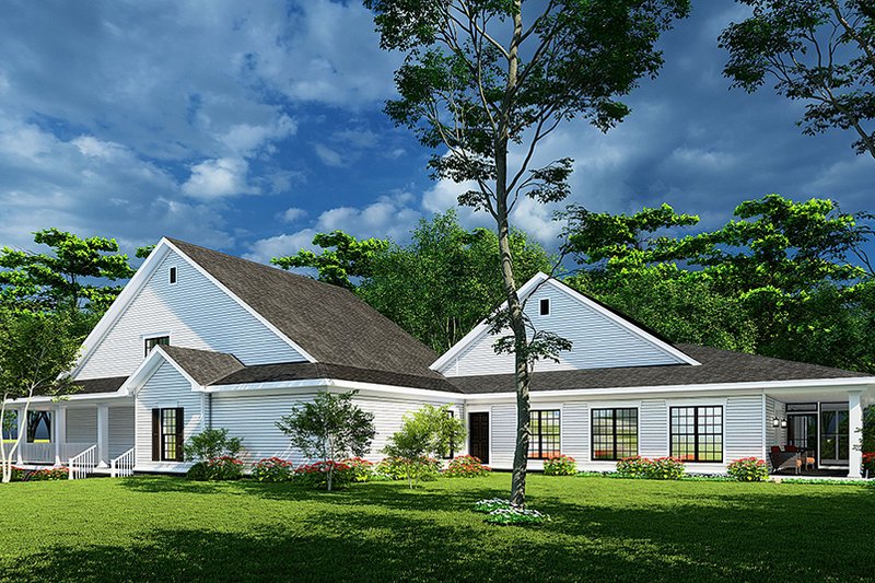 Home Plan - Exterior - Other Elevation 1 for Farmhouse House Plan #923-241 - 6 bed, 6.5 bath