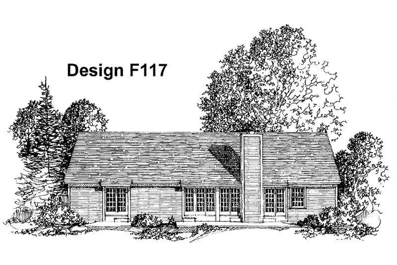 Dream House Plan - Exterior - Rear Elevation for Classical House Plan #1016-11 - 3 bed, 2 bath
