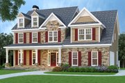 Traditional Style House Plan - 4 Beds 4 Baths 2752 Sq/Ft Plan #419-152 