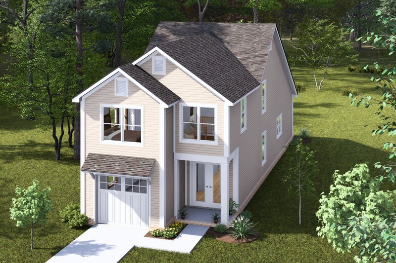 House Design - Exterior - Other Elevation 2 for Cottage House Plan #513-2294 - 3 bed, 3 bath