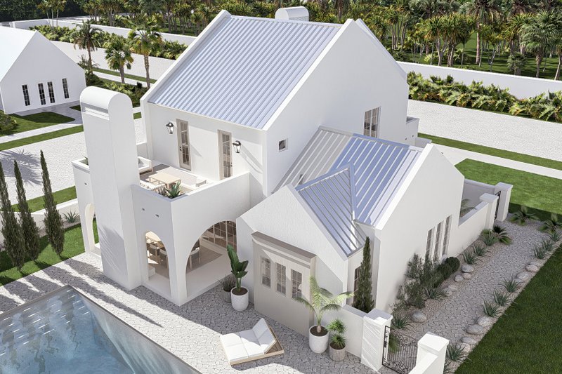 House Blueprint - Exterior - Other Elevation 1 for Beach House Plan #455-760 - 3 bed, 2.5 bath