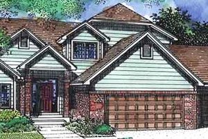 Traditional Exterior - Front Elevation Plan #320-392