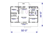 Farmhouse Style House Plan - 3 Beds 2 Baths 1425 Sq/Ft Plan #44-263 