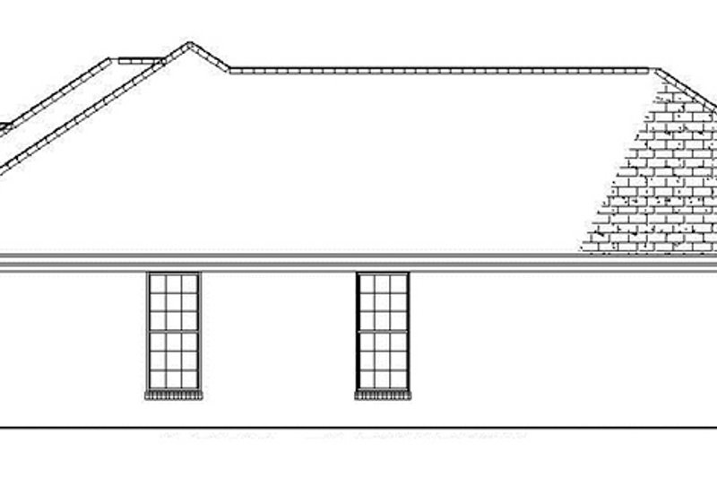 Home Plan - Exterior - Other Elevation 1 for Ranch House Plan #17-2841 - 3 bed, 2 bath