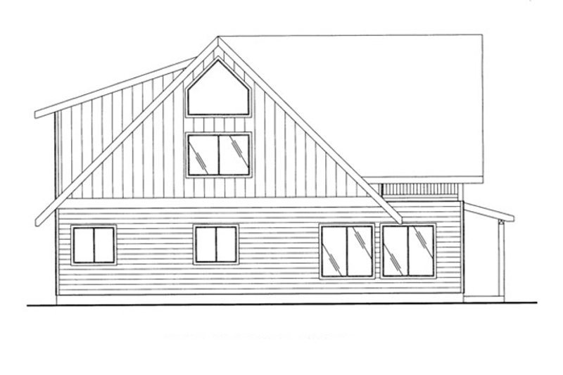 Architectural House Design - Exterior - Other Elevation House Plan #117-829 - 3 bed, 2.5 bath