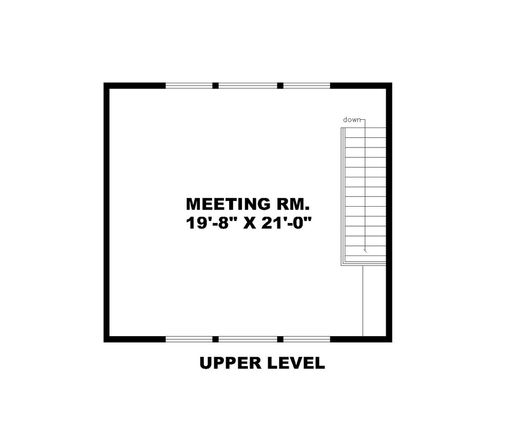 Floor Plan - Upper Floor for Country House Plan #117-265 - 15 bed, 16 bath