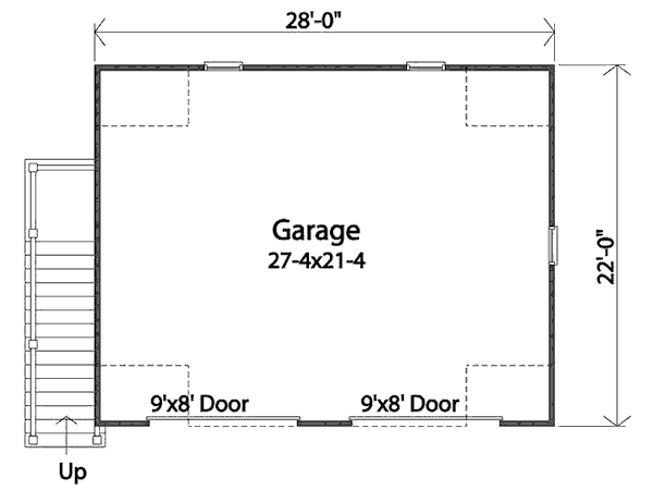 Craftsman Floor Plan - Main Floor Plan #22-542