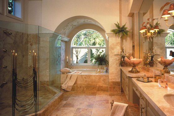 Interior - Master Bathroom for Mediterranean House Plan #930-106 - 4 bed, 5 bath