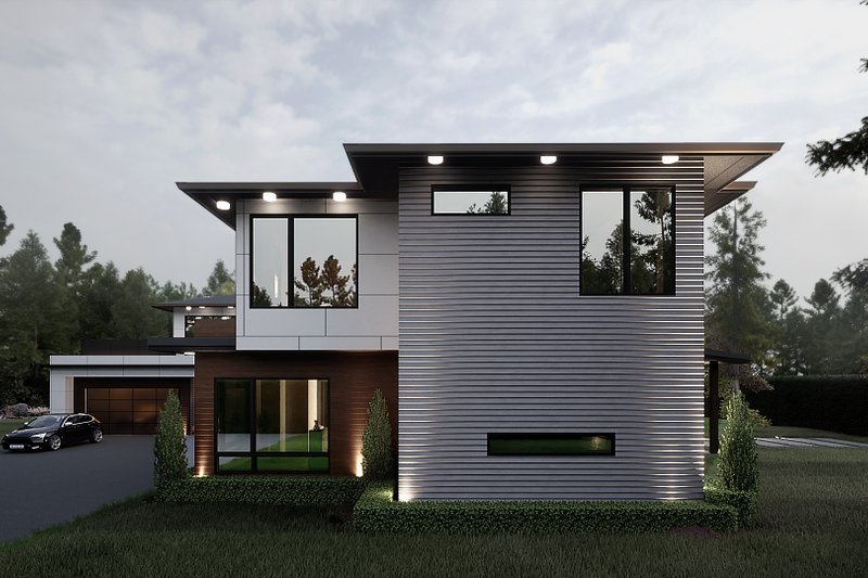 Architectural House Design - Exterior - Other Elevation for Contemporary House Plan #1066-289 - 4 bed, 4.5 bath
