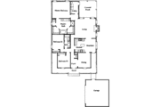 Southern Style House Plan - 3 Beds 2 Baths 2033 Sq/Ft Plan #37-167 