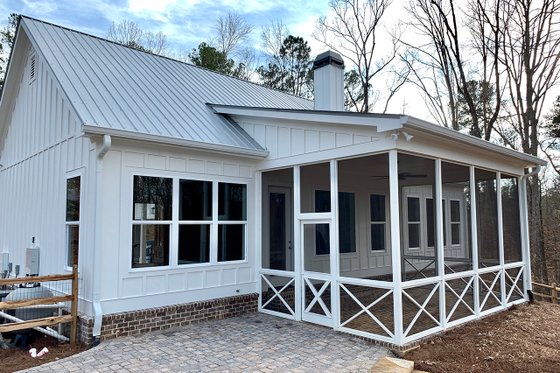 Exterior - Rear Elevation for Farmhouse House Plan #437-97 - 3 bed, 3.5 bath