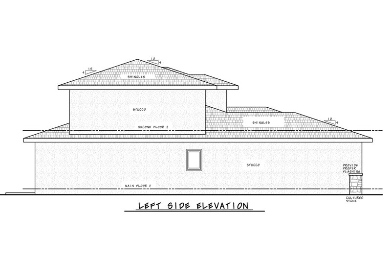 Home Plan - Exterior - Other Elevation for Modern House Plan #20-2502 - 4 bed, 3.5 bath