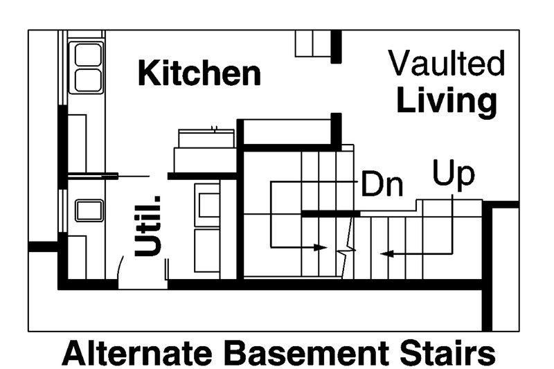 Home Plan - Floor Plan - Other Floor for Craftsman House Plan #124-563 - 3 bed, 2 bath