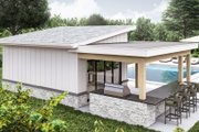 Modern Style House Plan - 0 Beds 0 Baths 280 Sq/Ft Plan #455-460 
