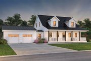 Farmhouse Style House Plan - 3 Beds 3.5 Baths 2161 Sq/Ft Plan #497-8 