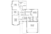 European Style House Plan - 2 Beds 2 Baths 1551 Sq/Ft Plan #18-9123 